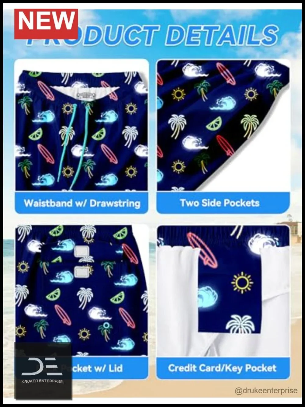 Men's Swim Trunks 8
